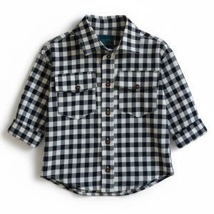 Chemise Andy (vichy black&white)
